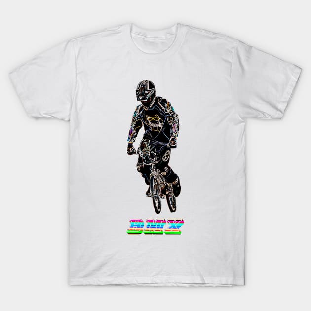 bmx T-Shirt by rickylabellevie